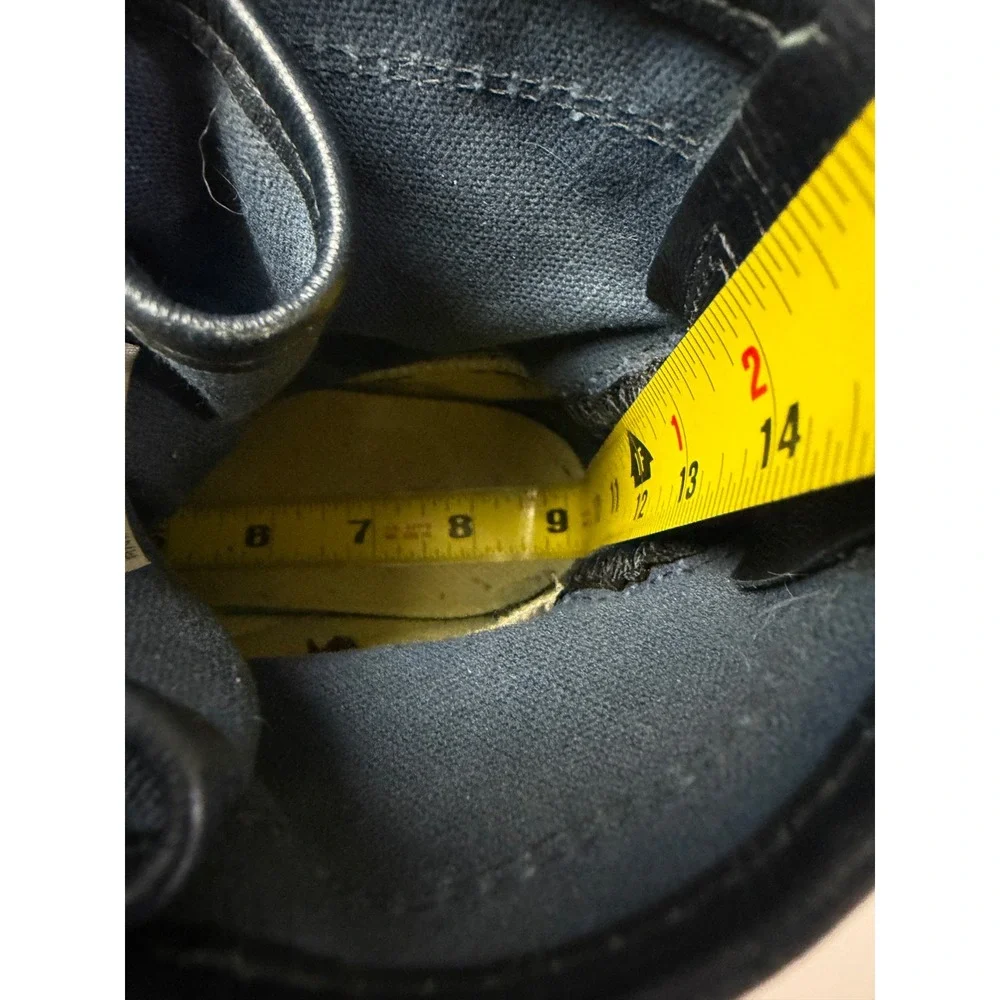 LL Bean Kids 4 M‎ Bean Boots Navy Blue Canvas Duck Boots Made in USA 503020